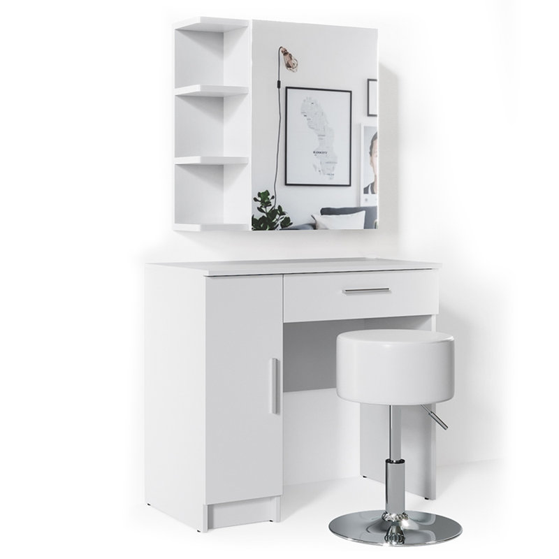 Morrilton Dressing Table with Mirror