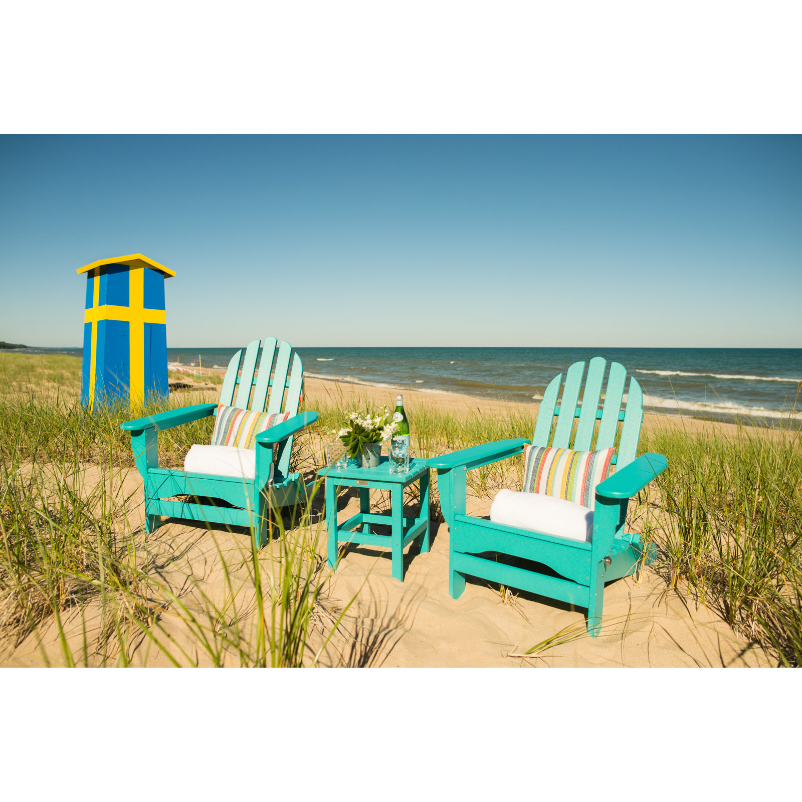 Leighton 2 - Person Patio Conversation Set, Aruba