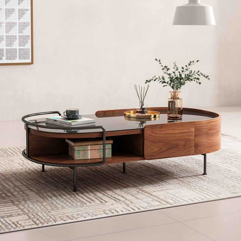 Petite table d'appoint, H 14,80 po x L 27,60 po x l 51,20 po