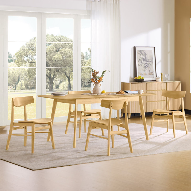 Solid Wood Dining Chair, Oak