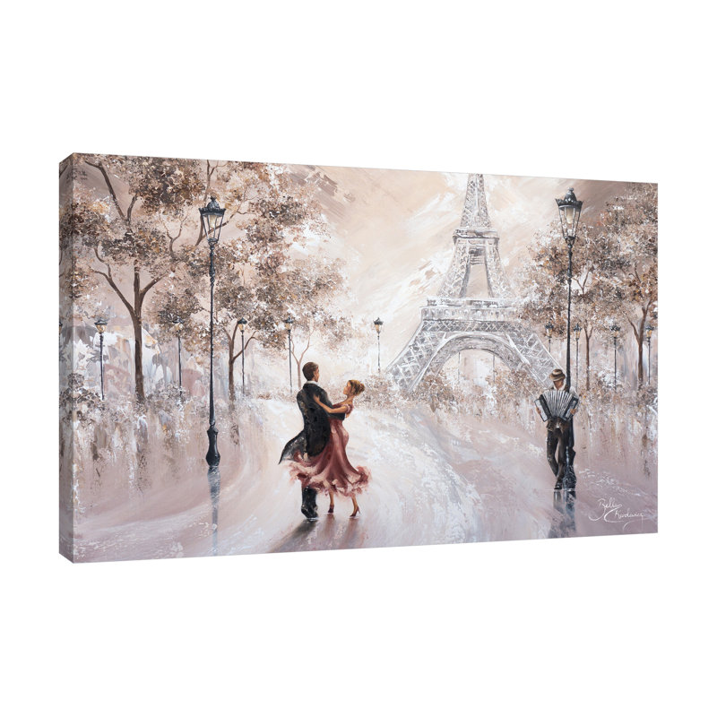 «Only Us, Paris Flair I», toile tendue par Isabella Karolewicz, H 20 po x l 30 po x P 1,5 po