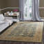 Antiquity Hand-Tufted Teal Blue / Taupe Area Rug-1281876462