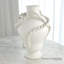 Twisted Vine Vase-Matte White