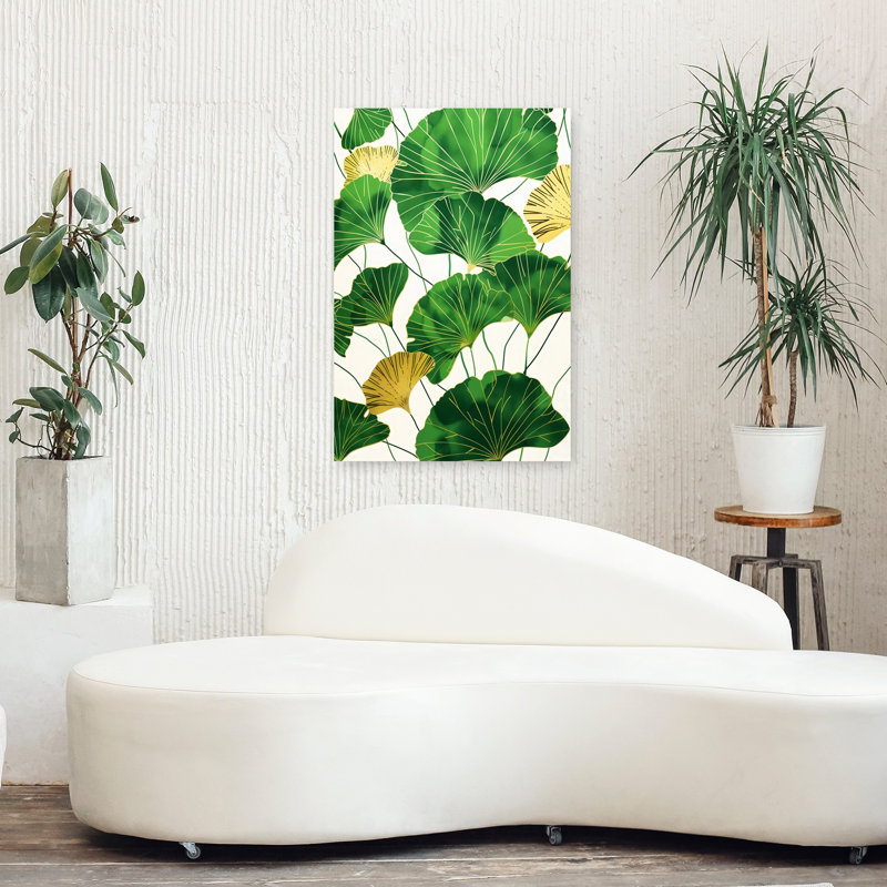 Contemporary Art Abstract Contemporary Plant Tree Art by Andreas Magnusson - Wrapped Canvas Print, 91.44 cm H x 60.96 cm W