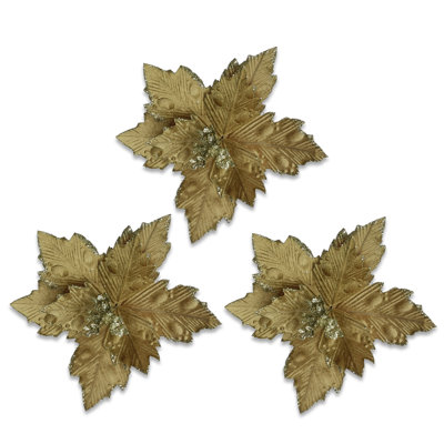 Piquet à poinsettia de 25 cm