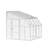 Palram - Canopia Sunroom 2 - 8' W x 8' D Walk-In Hobby Polycarbonate Resin Frame Greenhouse Kit with Roof Vent -White-90988267