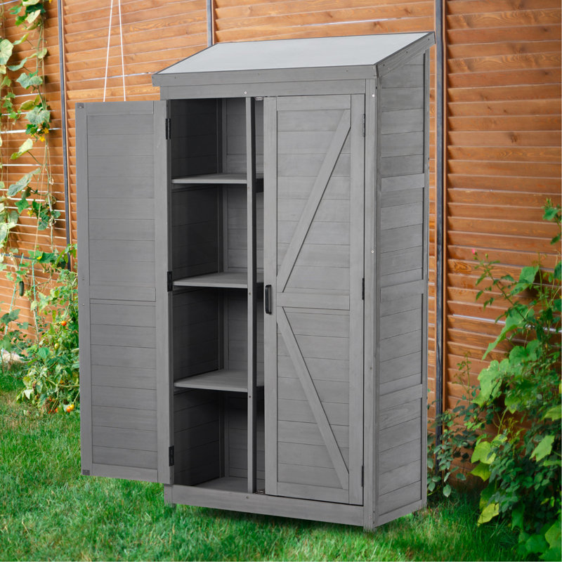 Versatile Outdoor Storage Cabinet For Various Spaces And Gardening Needs