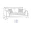 Atenas 3 - Piece Living Room Set-957262215