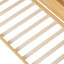 Lit de jour simple en bois naturel avec rangement multi-couches et bureau d'étude - et multifonctionnel fonctionnel pour élément moderne-116738692