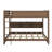 Queen-Sized Over-Queen Bunk Bed Featuring USB Ports And Storage Compartments-1459055943