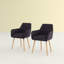 Camargo 18.5cm H Tufted Upholstered Accent in Plum-17854937