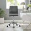 Chaise de dessinateur en cuir végétalien sans accoudoirs Ripple par Modway-1984504250-1984504253