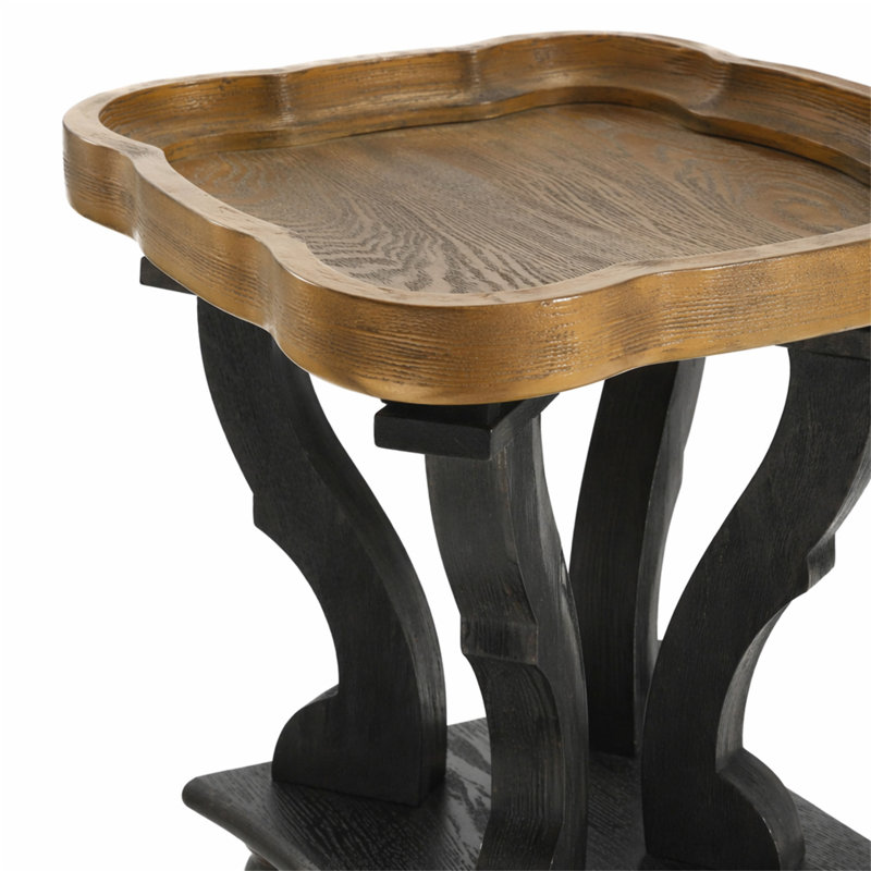 Table de bout, Brun, Noir