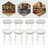 4Pcs Portable Folding Stool Kitchen Counter-380299425