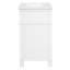 24'' Vintage Elegance Bathroom Cabinet with Soft Closing Doors and Adjustable Shelf, Bathroom Vanity with Ceramic Sink-129669850