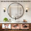 Round Metal Framed Wall Mirror-130134467-130134468