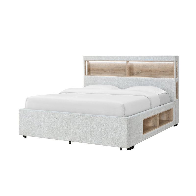 Grand lit Sadie Beige, Grand lit