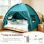 Tente de lit double bleue, tente de couchage intérieure respirante et sensorielle, tente occultante pour espace privé pour enfants-136278383