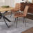 7-Piece  Oval Dining Table Set With 6 Matching Chairs For Dining Room-1931229021