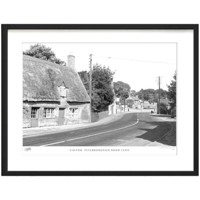Castor, Peterborough Road C1955 by Francis Frith - Single Picture Frame Print