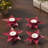 Festive Finds Tealight Holder Star Set of 4 1.5x5x5-1207346169