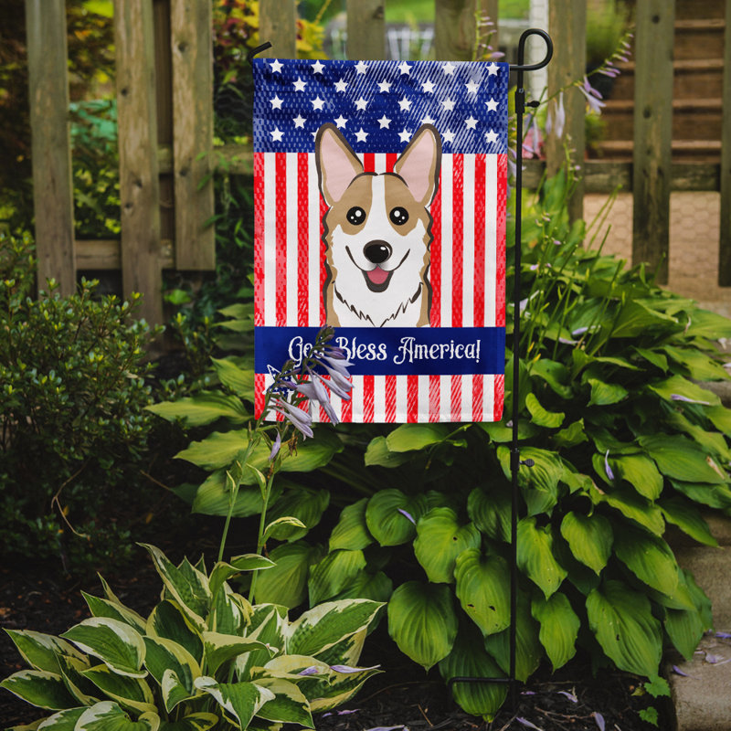Drapeau de jardin Leighanne, Corgi (vison)