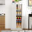 Durable Metal Pantry Cabinet - Easy Assemble, Multi-Use for Kitchen, Living Room, Bedroom-1945624341
