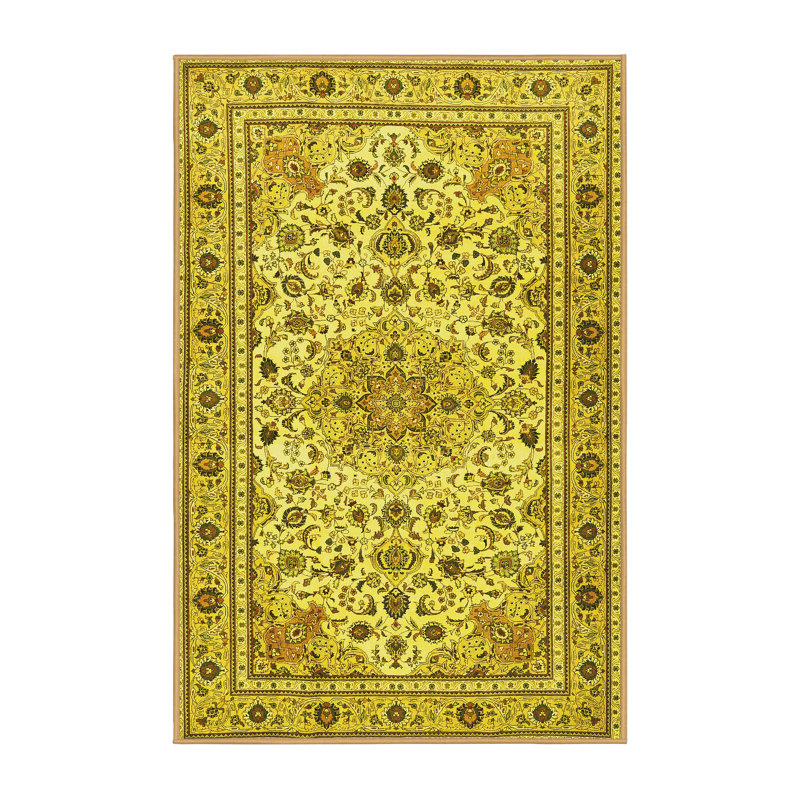 Washable Oriental Indoor Rug, Rectangle 8' x 10'