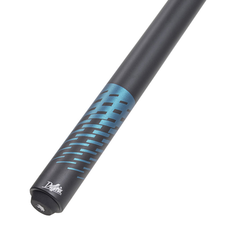 Queue de billard Brunswick Dufferin - érable franc canadien avec poignée en bois élégante, pointe Le Pro de haute qualité et finition mate moderne, bleu sarcelle