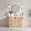 Ensemble de meuble-lavabo simple avec plateau en quartz ARIEL Kellie-99405087-124984830
