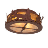 Rustic Lodge 2 - Light Flush Mount
