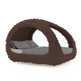 Dolce Velvet Solid Wood Canopy Bed