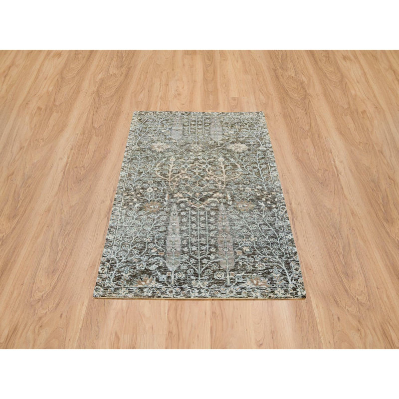Devonya Hand Knotted Silk Rug