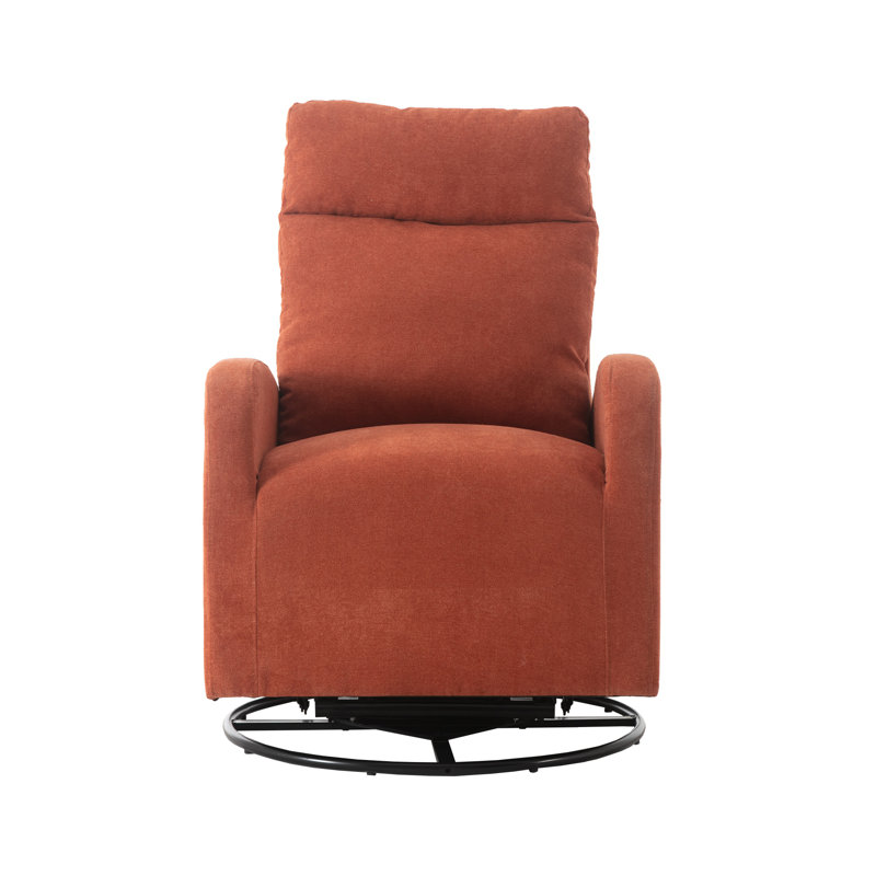 Chaise berçante Rayfe, Tissu orange