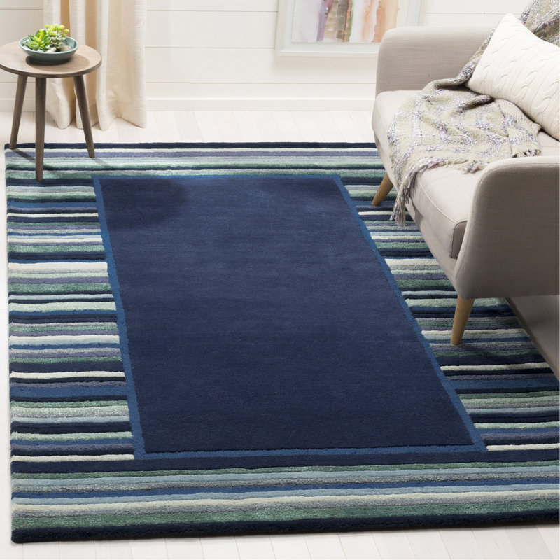 Tapis de couleur unie en fer forgé touffeté à la main Martha Stewart, Rectangle 9 pi x 12 pi