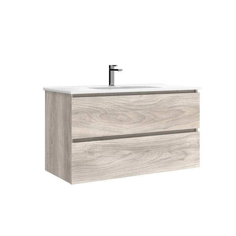 Flora 40'' W Single Vanity, Gray Pine