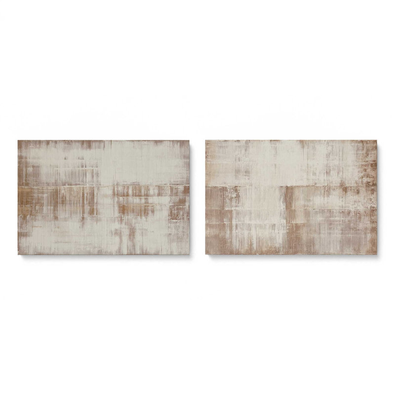 «Faded Horizons», ensemble de 2 impressions, 24 po x 36 po, Toile tendue