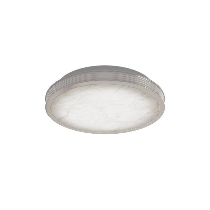 Aydan 1 - Light LED Flush Mount, 2.5" H x 15.75" W x 15.75" D, Antique Nickel, 21 W