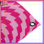 Tapisserie murale illusion optique rose-2123391704