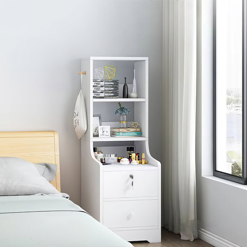 Gayla 114.5cm H x 37cm W Standard Bookcase,  (4 Shelves) 142cm. H x 37cm. W x 30cm. D