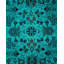 Tapis bleu noué à la main de conception unique Chimel