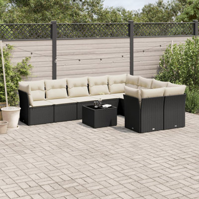 Ensemble de canapé de jardin Vidaxl PE