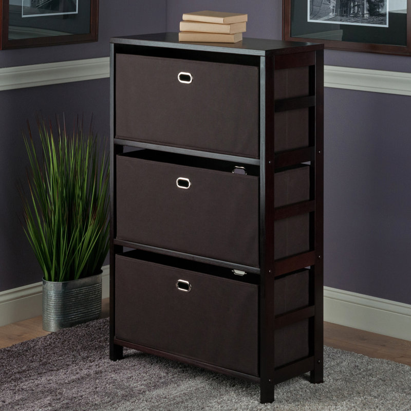 Eleia Bookcase, Black/Brown