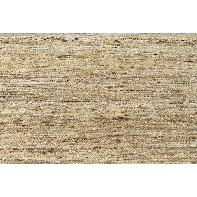 Plemmons Solid Colour Hand Woven Area Rug, Rectangle 160 x 230cm