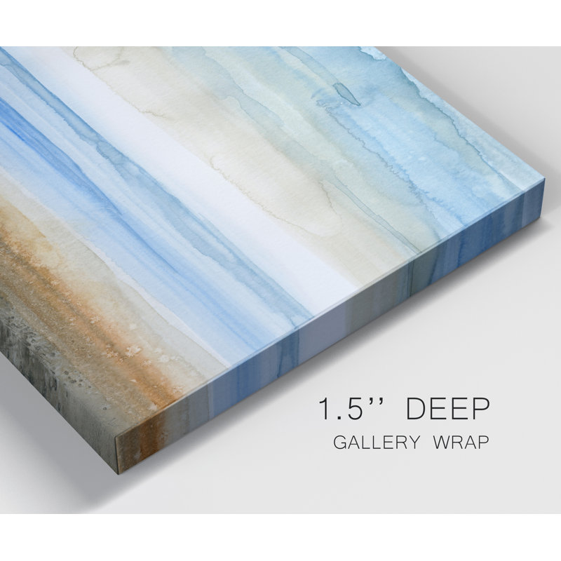 «Seaside I» par J Paul - impression sur toile tendue, H 40 po x l 30 po x P 1 po