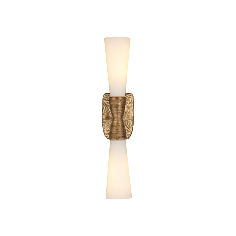 Burrows 2 - Light Wallchiere, Antique Brass