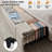 Upholstered Bed Frame With Adjustable Headboard,platform Storage Bed With 3 Drawers And Led Light-2059774281-2059774295