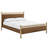 Ginny Queen Size Vegan Leather Platform Bed Frame In Light Oak Canyon-1150145779-1150145774