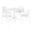 Ensemble repas carré pour 4 personnes-2081812306