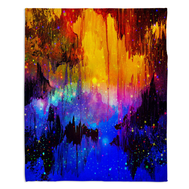 Couverture sherpa douce misty cavern, l 51 po x L 60 po